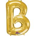 Anagram 34 in. Letter B Gold Supershape Foil Balloon 78392
